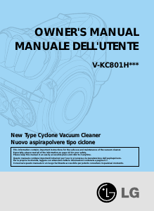 Manual LG V-KC801HTQ Vacuum Cleaner