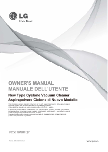 Manuale LG VC5016NRTQY Aspirapolvere