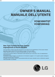 Manual LG VC6816NHTQT Vacuum Cleaner
