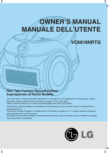 Manual LG VC6816NRTQ Vacuum Cleaner