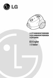 Manual LG VCP743RD Vacuum Cleaner