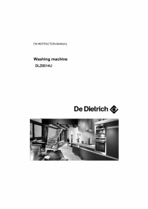 Handleiding De Dietrich DLZ8514U Was-droog combinatie