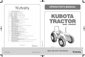 Handleiding Kubota M7040SUHD Tractor
