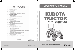 Handleiding Kubota L5740HDCA Tractor