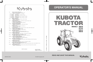 Handleiding Kubota M9540DHC-DS Tractor