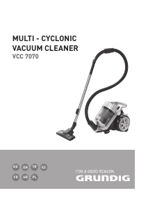 Bedienungsanleitung Grundig VCC 7070 Staubsauger