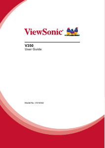 Handleiding ViewSonic V350 Mobiele telefoon