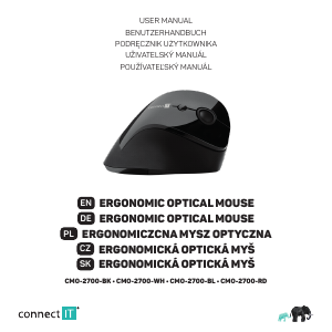 Bruksanvisning Connect IT CMO-2700-BK Mus