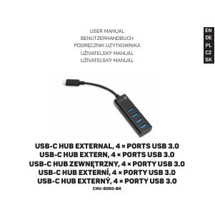 Návod Connect IT CHU-6050-BK USB hub