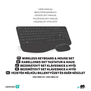 Manuál Connect IT CKM-7804-CS Klávesnice