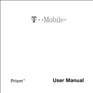 Bruksanvisning T-Mobile Prism Mobiltelefon