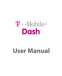 Bruksanvisning T-Mobile Dash Mobiltelefon