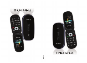 Bruksanvisning T-Mobile 665 Mobiltelefon