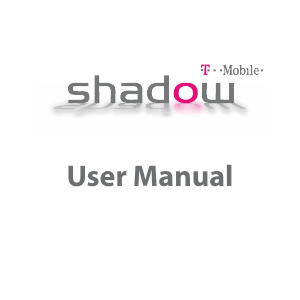 Bruksanvisning T-Mobile Shadow Mobiltelefon