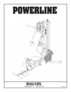 Handleiding Powerline BSG10X Fitnessapparaat