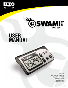 Handleiding IZZO Golf Swami 1500 Handheld navigatiesysteem