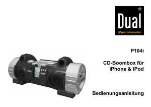 Bedienungsanleitung Dual P104i Stereoanlage