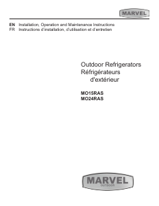 Manual Marvel MO24RAS1 Refrigerator