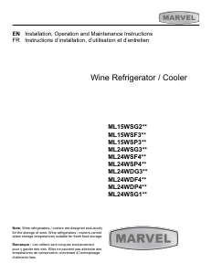 Manual Marvel ML24WS Wine Cabinet