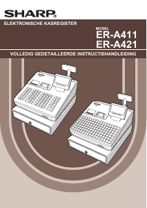 Handleiding Sharp ER-A411 Kassasysteem