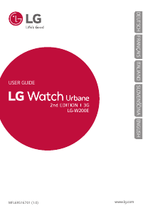Manual LG W200E Urbane Smart Watch
