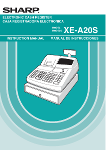 Handleiding Sharp XE-A20S Kassasysteem