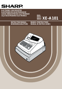 Bedienungsanleitung Sharp XE-A101 Registrierkasse