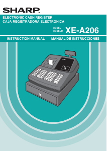 Handleiding Sharp XE-A206 Kassasysteem