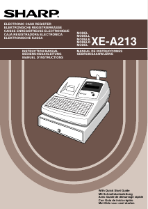 Handleiding Sharp XE-A213 Kassasysteem