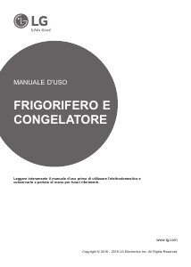 Manuale LG GBB60PZFZS Frigorifero-congelatore