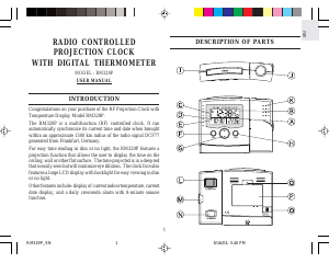 Manuale Oregon RM329P Sveglia