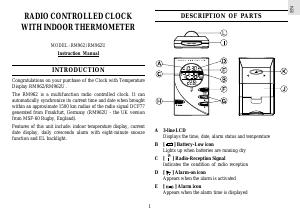 Manual Oregon RM962 Despertador