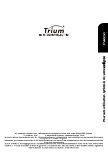 Mode d’emploi Trium Eclipse Téléphone portable