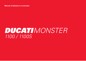 Mode d’emploi Ducati 1100 Monster (2008) Moto
