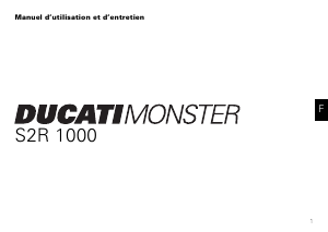 Mode d’emploi Ducati S2R 1000 Monster (2006) Moto
