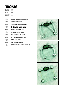 Handleiding Tronic KH 5150 Weegschaal