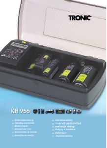 Bruksanvisning Tronic KH 966 Batteriladdare