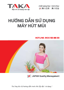 Hướng dẫn sử dụng Taka TK-1319I Mũ đầu bếp