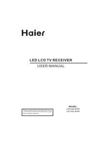 Handleiding Haier LET26C600 LED televisie
