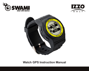 Manual IZZO Golf Swami Watch GPS (2014) Sports Watch