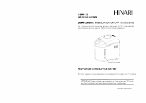 Mode d’emploi Hinari HBMC-15 Machine à pain