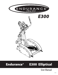 Handleiding Endurance E300 Crosstrainer