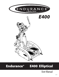 Manual Endurance E400 Cross Trainer