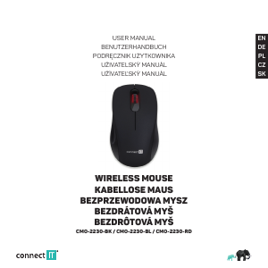 Instrukcja Connect IT CMO-2230-BK Mysz