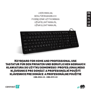 Bedienungsanleitung Connect IT CKB-2101-CS Tastatur