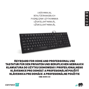 Bedienungsanleitung Connect IT CKB-3060-CS Tastatur