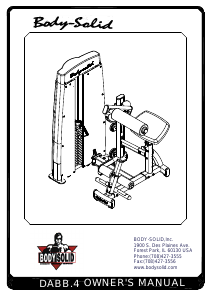 Manual Body-Solid DABB-SF Multi-gym