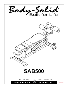 Manual Body-Solid SAB500 Multi-gym