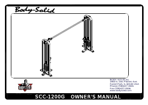 Handleiding Body-Solid SCC1200G Fitnessapparaat
