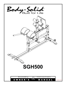 Handleiding Body-Solid SGH500 Fitnessapparaat